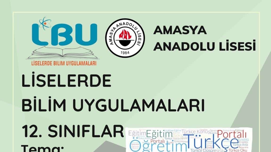 12. Sınıf Liselerde Bilim Uygulamaları