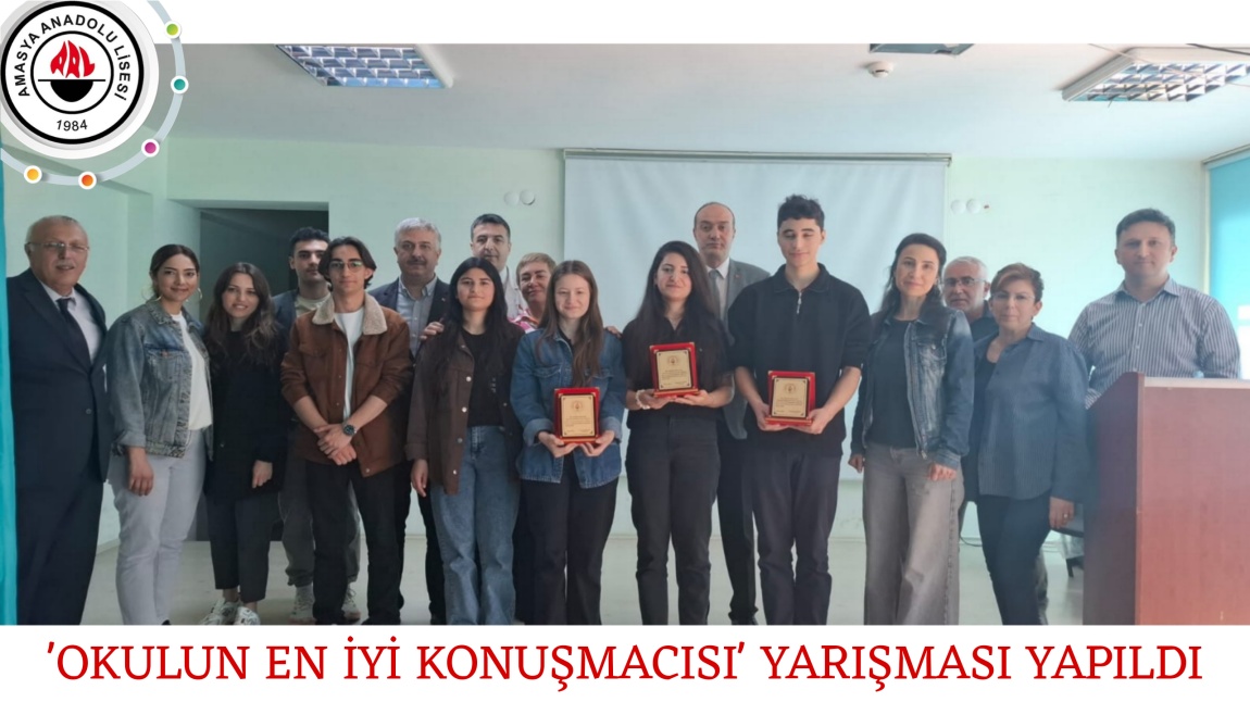 'OKULUN EN İYİ KONUŞMACISI' YARIŞMASI YAPILDI