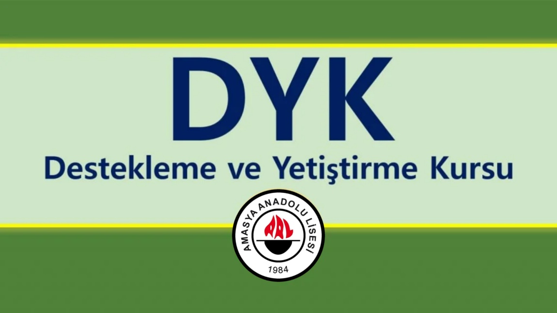 DESTEKLEME VE YETİŞTİRME KURSLARI HAFTALIK PROGRAM